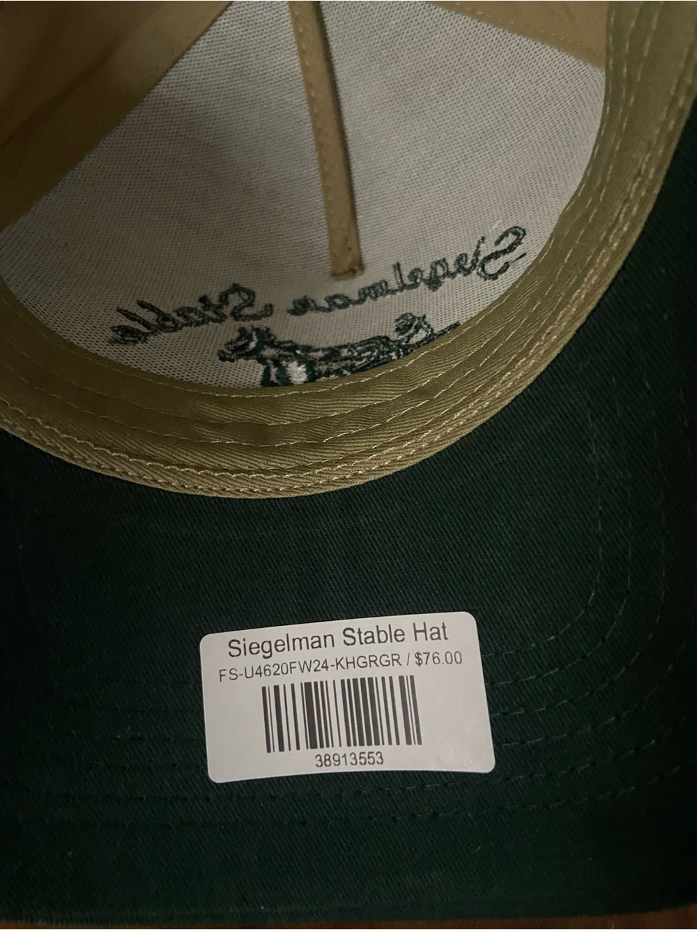 BNWT NEW, never worn Siegelman Stable Snapback Dad Cap Hat - Picture 6 of 6